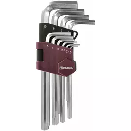 Набор торцевых шестигранных ключей THORVIK HK10S 53034