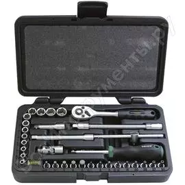 Набор торцовых ключей 1/4 дюйма, 33 шт haupa 110674