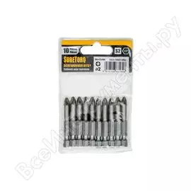 Набор торсионных бит (10 шт; 50 мм; pz2) suretorq 1022-1002td