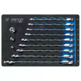 Набор трещоточных комбинированных ключей KING TONY 9-10112MRV