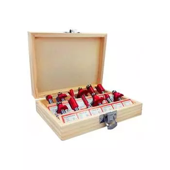 Набор твердосплавных фрез по дереву vertextools 05-05-0512