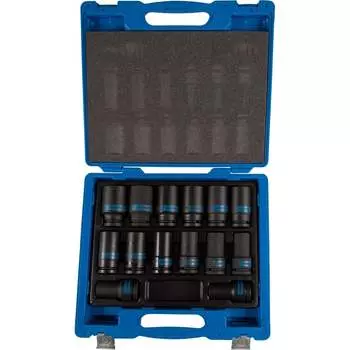 Набор ударных глубоких торцевых головок KING TONY 6414MP