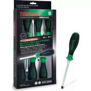Набор ударных отверток TOPTUL GFE-0602
