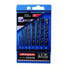 Набор ударных сверл по бетону Uragan