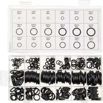 Набор уплотнительных колец резиновых маслобензостойких Эврика ER-78279