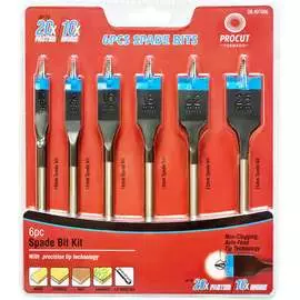 Набор усиленных перьевых сверл PROCUT DB.401006