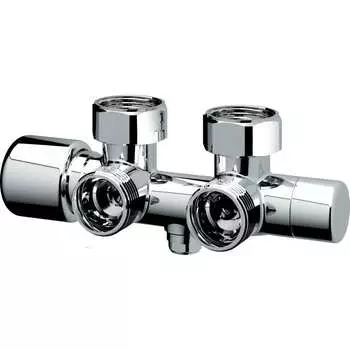 Набор узел с термостатом и запорными клапанами FAR FL 0261 3434