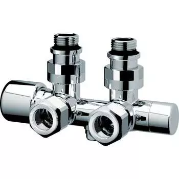 Набор узел с термостатом и запорными клапанами FAR FL 0264 C12