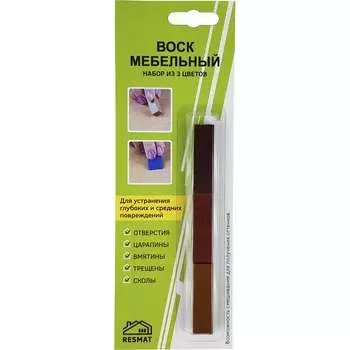 Набор восковых мелков Resmat 2713