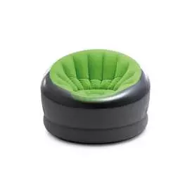 Надувное кресло intex empire 112х109х69см, зеленое 66581