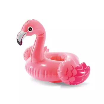 Надувной плавающий держатель для напитков intex фламинго 3 шт 57500