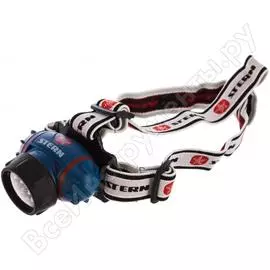 Наголовный фонарь stern светодиодный, 4 режима, 14led, 3хааа 90563