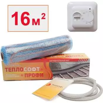Нагревательный мат ТеплоСофт Профи 162400