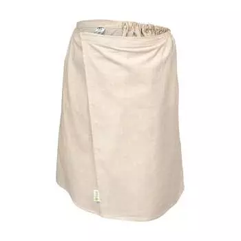 Накидка для мужчин для бани и сауны банные штучки лен, 140х60 см 33357