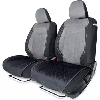 Накидки на нижнюю часть сиденья AUTOPROFI ALC-0210 BK/BL