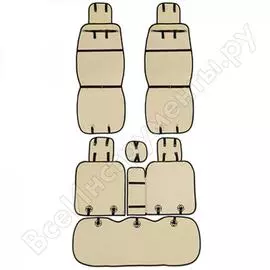 Меховые накидки на сиденья SKYWAY S03001067