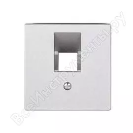 Накладка 1-ой ТЛФ/комп розетки Jung EcoProfi EP569-1BFPLUAAL