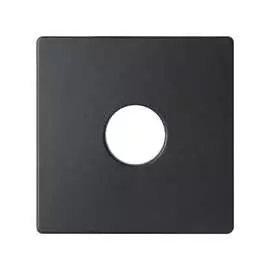 Накладка на аудиорозетку, для подключения одной аудиоколонки Simon графит 82057-38