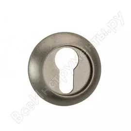 Накладка на цилиндр к ручкам renz серебро античное inet 08 sl