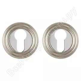 Накладка под цилиндр punto et ml sn/cp-3 матовый никель/хром 33113