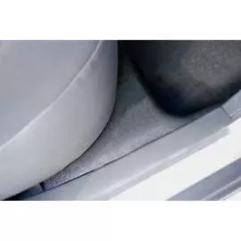 Накладки на ковролин порогов задних дверей Nissan Almera 2014- Русская Артель