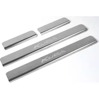 Накладки на пороги для Ford Kuga 2013-2016 2016-н.в Rival NP.1806.3