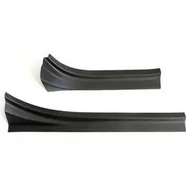 Накладки на пороги передних дверей Volkswagen Touareg 2007-2009 Русская Артель