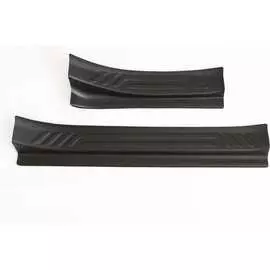 Накладки на внутренние пороги дверей для Hyundai Solaris седан 2017- г.в. Русская Артель