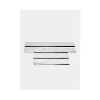 Накладки порогов Volkswagen Polo 2014-2020 AutoMax AMVWPOL01