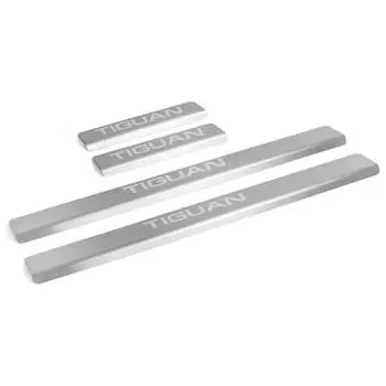 Накладки порогов Volkswagen Tiguan 2016- AutoMax AMVWTIG01