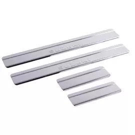 Ступенчатые накладки внутренних порогов SUZUKI Vitara Dollex NSI-015