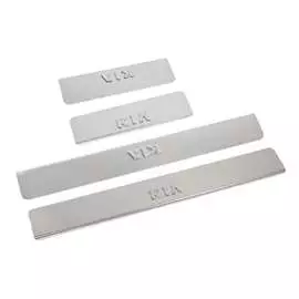 Накладки внутренних порогов KIA Rio Dollex NPS-021