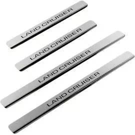 Накладки внутренних порогов TOYOTA Prado, LC 200 (2007-2015) Dollex NPK-102