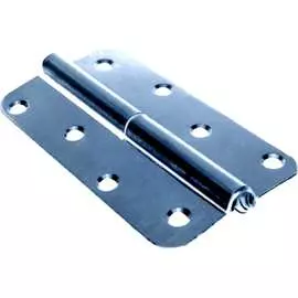 Накладная круглая угловая левая петля Левша ПН1-130 У1-7709.ЦБл