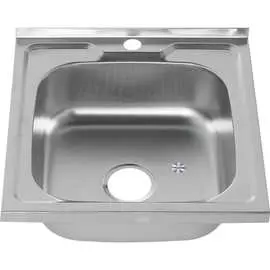 Накладная квадратная мойка MELANA