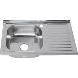 Накладная прямоугольная мойка MELANA