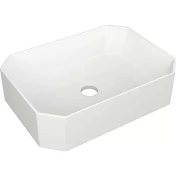 Накладная прямоугольная раковина Bauedge BAU Hotel NH1007