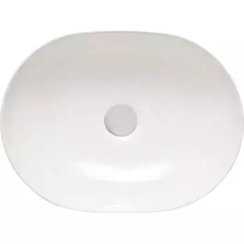 Накладная раковина на столешницу San More Laeta из фарфора, белая SMS971903
