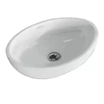 Накладной умывальник Sanita Luxe Ringo Cut WB.CT/Ringo/54-N.Cut/WHT.G/S1