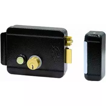 Накладной внутренний электромеханический замок FOX FX-2369 Медь