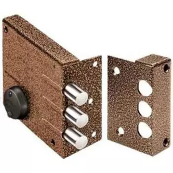 Накладной замок Эльбор КРЕМЕНЬ 1.04.52.КМА