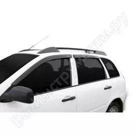 Накладные дефлекторы на боковые стекла azard ваз 1118, 2190 4 шт. def00027