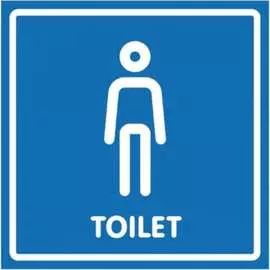 Наклейка Контур Лайн Туалет мужской 10FC0134