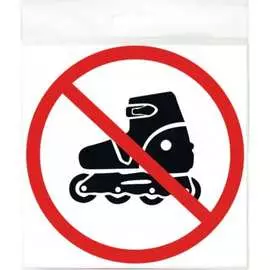 Наклейка Контур Лайн На роликах не входить круг 10FC0160