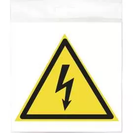 Наклейка Контур Лайн Опасность поражения электротоком 10FC0500