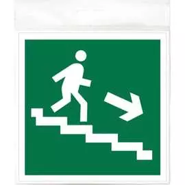 Наклейка Контур Лайн Выход направо вниз 10FC0413