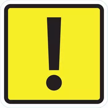 Наклейка на автомобиль Golden Snail ПДД РФ, 15х15 см GS6021160