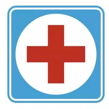 Квадратная наклейка SKYWAY ВРАЧ + S08101006