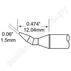Картридж-наконечник для MFR-H1 METCAL SCP-CHB15