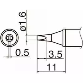 Наконечник для станций FX-950/FX-951/FX-952/FM-203 HAKKO